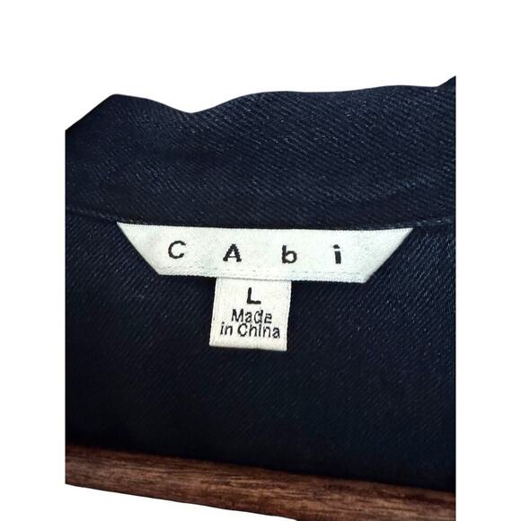 Cabi Blue Jacket L Gorpcore Preppy Y2K Quiet Luxury Whimsigoth - Picture 3 of 5